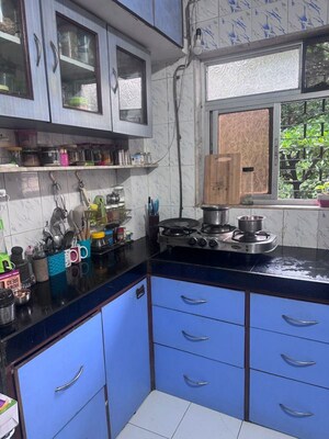 Kitchen in 1 BHK Apartment at Sahjivan Apartment, Vikhroli East – for Rent