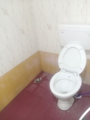 Bathroom in 1 RK Independent House at Mahalakshmi Layout – for Rent
