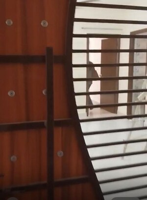 Staircase in 2.5 BHK Apartment at Eureka Diya Green City, Raj Nagar Extension – for Sale