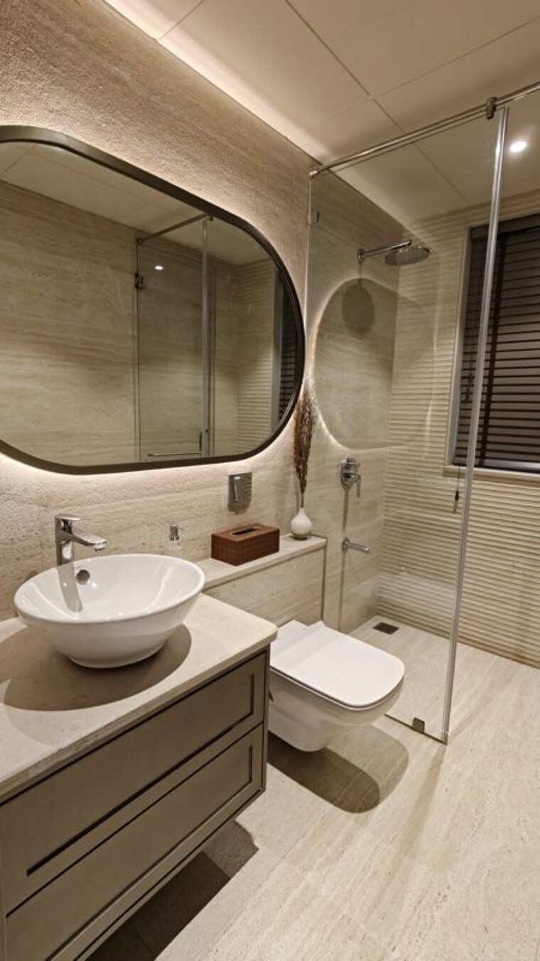 Bathroom, koregaon park annexe 3 Bedroom 1427 Sq.Ft. Apartment In Koregaon Park Annexe Pune 10566393