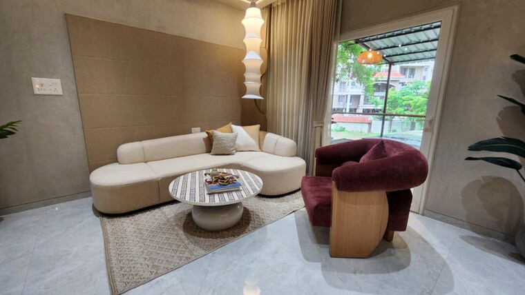 Living Room, undri 3 Bedroom 1035 Sq.Ft. Apartment In Undri Pune 10563093