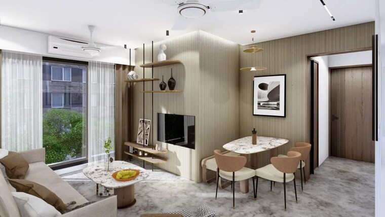 Living Room, khar west 2 Bedroom 718 Sq.Ft. Apartment In Khar West Mumbai 10566447
