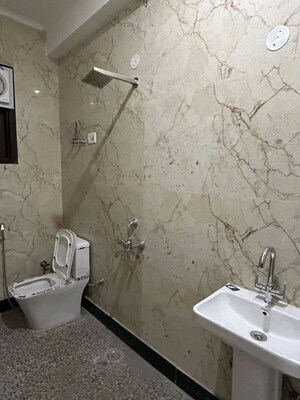 Bathroom in 1 BHK Apartment at Chattarpur – for Rent