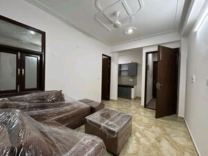 Living Room in 1 BHK Apartment at Chattarpur – for Rent