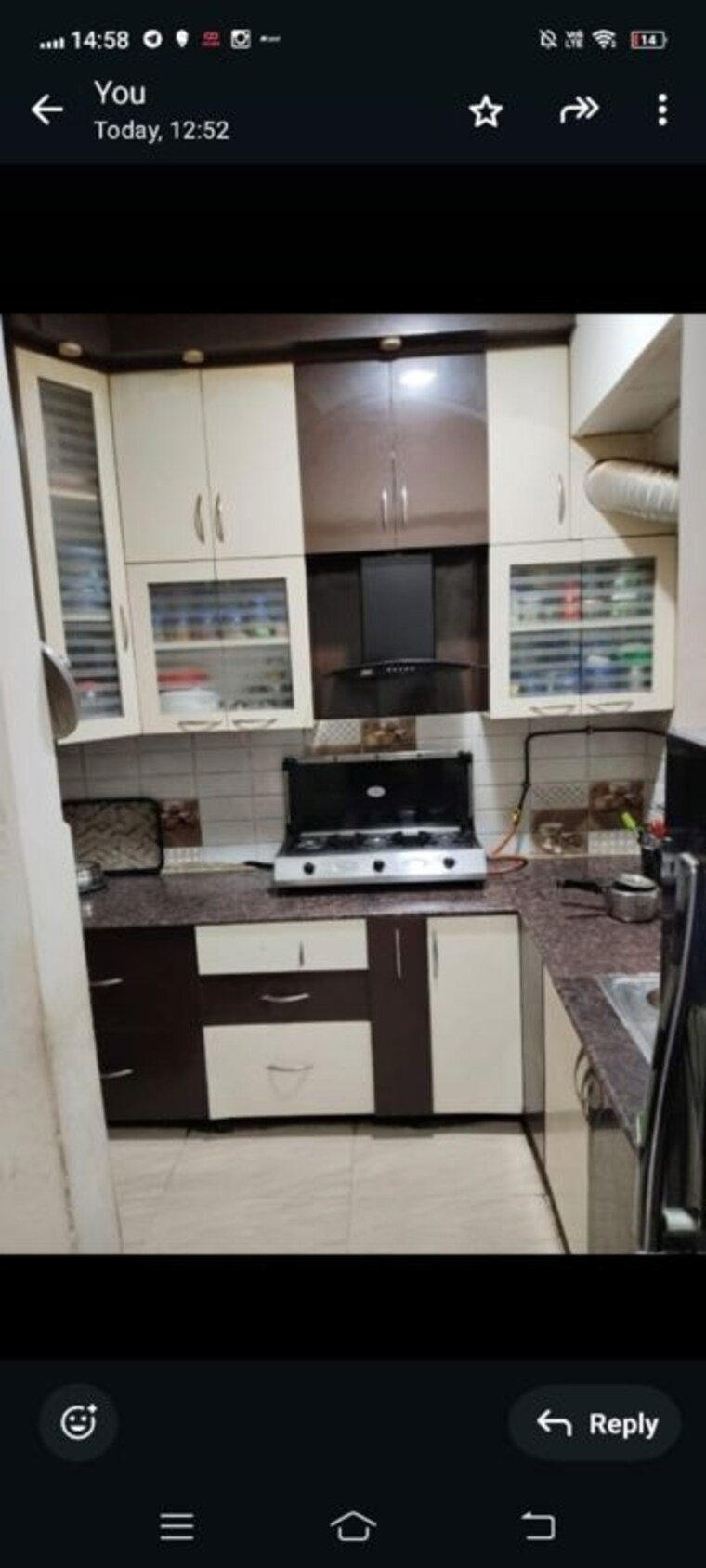 Kitchen, gaur-city-2-14th-avenue 3 Bedroom 1300 Sq.Ft. Apartment In Sector 16c Greater Noida Greater Noida 10566461