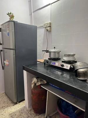 Kitchen in 1 BHK Apartment at Krishna Towers Santacruz East, Santacruz East – for Rent