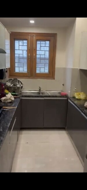 Kitchen in 3 BHK Builder Floor at BPTP Park Central, Sector 85 – for Rent