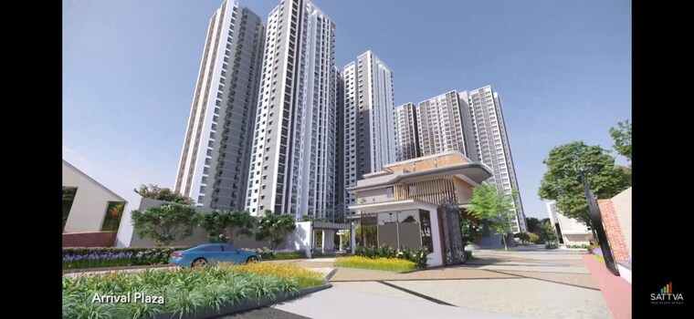 Exterior View, sattva-songbird 2 Bedroom 1280 Sq.Ft. Apartment In Budigere Cross Bangalore 10566733
