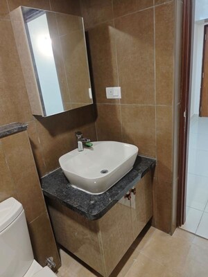 Bathroom in 3 BHK Apartment at Godrej Aqua, International Airport Road – for Rent