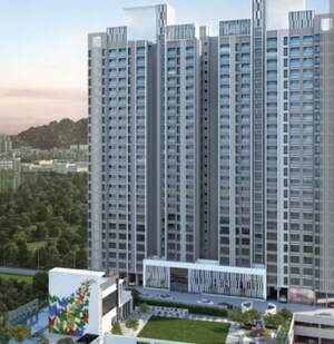 1 BHK Apartment – Exterior View View at Dosti Desire, Brahmand - for Rent