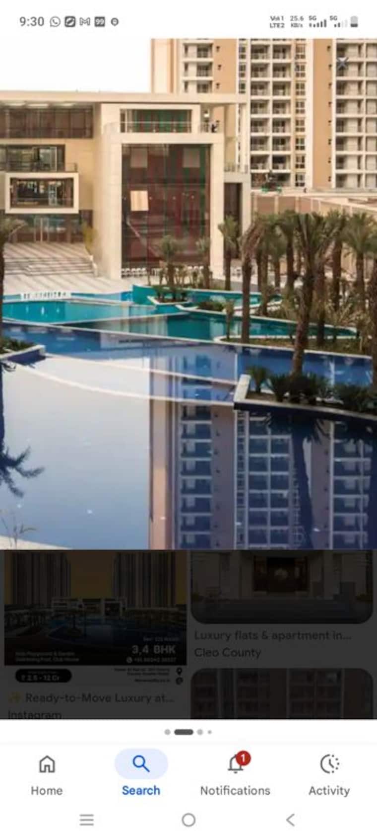 Exterior View, aba-cleo-gold 4 Bedroom 4447 Sq.Ft. Apartment In Sector 121 Noida 10567055