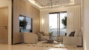 Living Room in 3 BHK Apartment at Sobha One Residences, Hoskote – for Sale