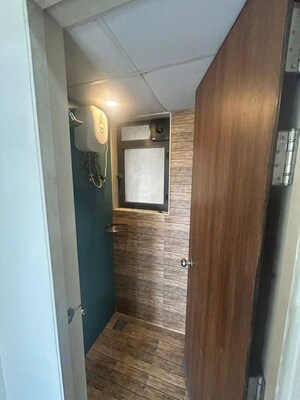Bathroom in 1 BHK Apartment at Lodha Crown Quality Homes, Majiwada – for Rent