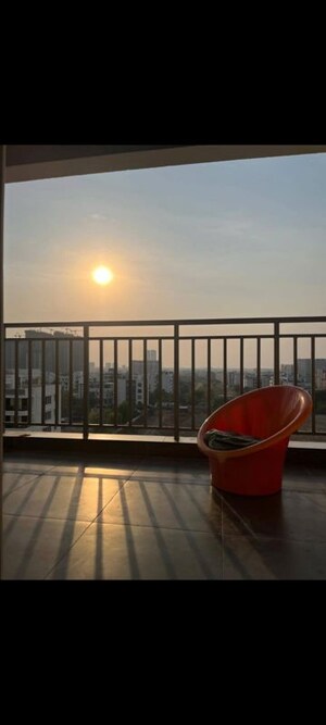 Balcony in 3 BHK Apartment at GHR Titania, Kondapur – for Rent