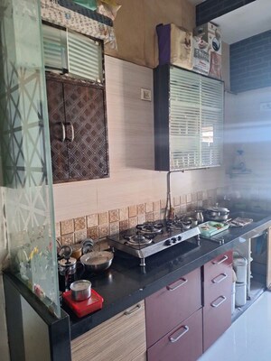 Kitchen in 1 BHK Apartment at Mansarovar Regency CHS, Mira Road – for Rent