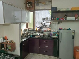 Kitchen in 1 BHK Builder Floor at Sant Nagar – for Rent