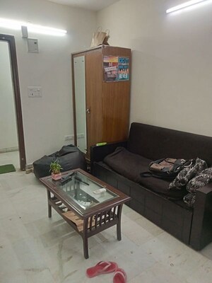 Living Room in 1 BHK Builder Floor at Sant Nagar – for Rent