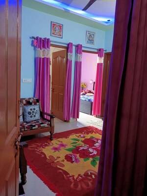 Bedroom in 2 BHK Builder Floor at Mahendra Enclave, Shastri Nagar – for Rent