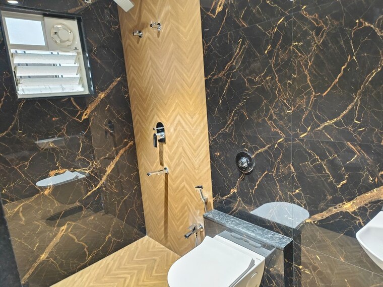 Bathroom, primal-marigold 3 Bedroom 1004 Sq.Ft. Apartment In Moshi Pune 10567761