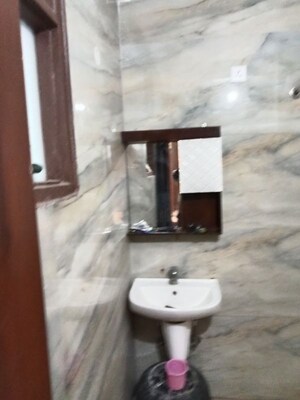 Bathroom in 3 BHK Builder Floor at Dhakoli – for Rent