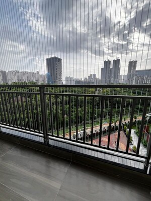 Balcony in 2.5 BHK Apartment at Aparna Zenon, Puppalaguda – for Rent
