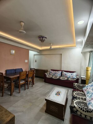 Living Room in 2 BHK Apartment at Satellite Garden, Goregaon East – for Rent