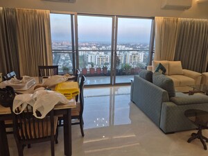 Living Room in 3 BHK Apartment at Ahinsha Naturez Park, Sector 41 – for Sale