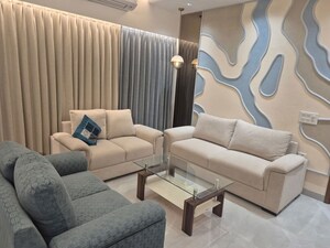 Living Room in 3 BHK Apartment at Ahinsha Naturez Park, Sector 41 – for Sale