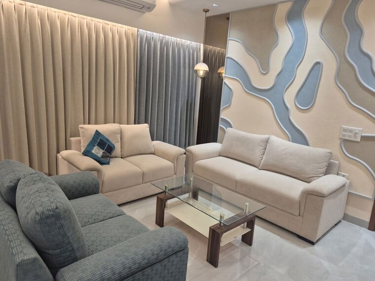 Living Room, ahinsha-naturez-park 3 Bedroom 2100 Sq.Ft. Apartment In Sector 41 Faridabad 10567794