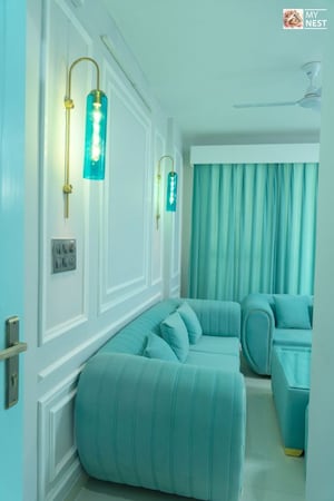 Bathroom in 2 BHK Apartment at Omaxe New Chandigarh, North Mullanpur – for Rent