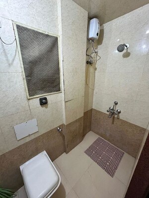 Bathroom in 1 BHK Apartment at Lokhandwala Complex – for Rent