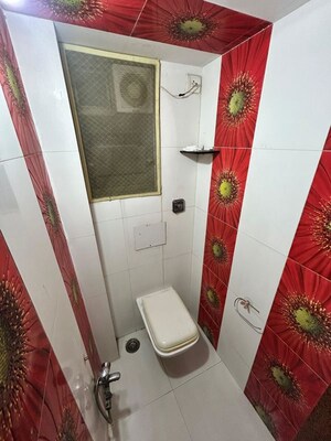 Bathroom in 1 BHK Apartment at Lokhandwala Complex – for Rent