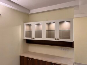 Kitchen in 3 BHK Apartment at Mantri Lithos, Thanisandra – for Rent