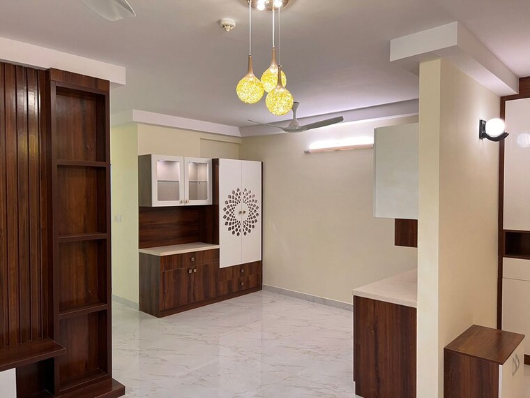 Kitchen, mantri-lithos 3 Bedroom 1650 Sq.Ft. Apartment In Thanisandra Bangalore 10567852