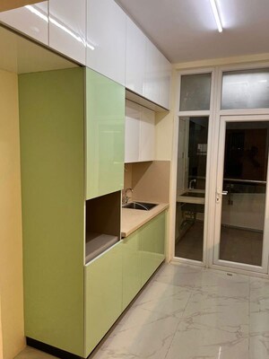 Kitchen in 3 BHK Apartment at Mantri Lithos, Thanisandra – for Rent