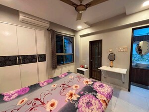 Bedroom in 2 BHK Apartment at Swastik Palms CHS, Brahmand – for Rent