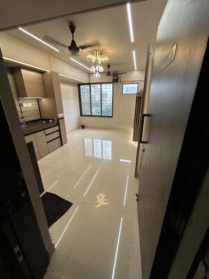 Kitchen in 1 BHK Apartment at Lodha Crown Quality Homes, Majiwada – for Rent