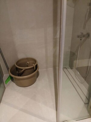 Bathroom in 1 BHK Apartment at Krishna Kaveri Apartment, Andheri West – for Rent