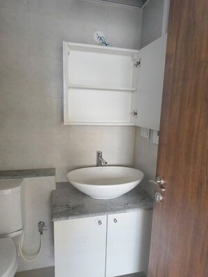 Bathroom in 4 BHK Apartment at L&T Raintree Boulevard, Hebbal – for Rent