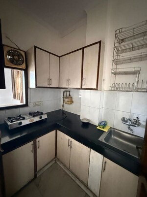 Kitchen in 1 BHK Builder Floor at Kalkaji – for Rent
