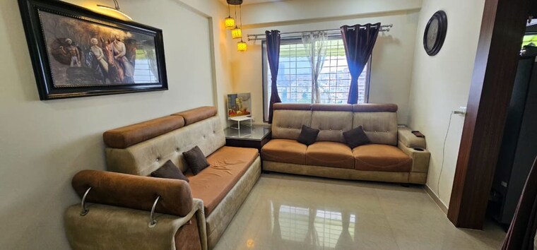 Living Room, vidya-kaka-homes 1 Bedroom 750 Sq.Ft. Apartment In Rahatani Pune 10568017