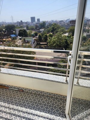 Balcony in 3 BHK Apartment at ARD The Emerald, Nirman Nagar – for Rent