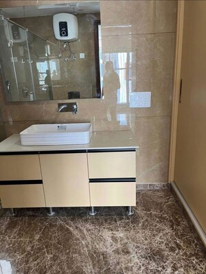 Bathroom in 4 BHK Builder Floor at Saket – for Rent