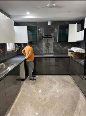 Kitchen in 4 BHK Builder Floor at Saket – for Rent
