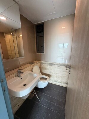 Bathroom in 3 BHK Apartment at Lodha Gardenia, Wadala – for Rent