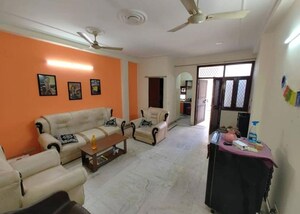 Living Room in 2.5 BHK Builder Floor at Malviya Nagar – for Rent