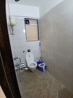 Bathroom in 1 BHK Apartment at DGS Sheetal Tapovan, Malad East – for Rent