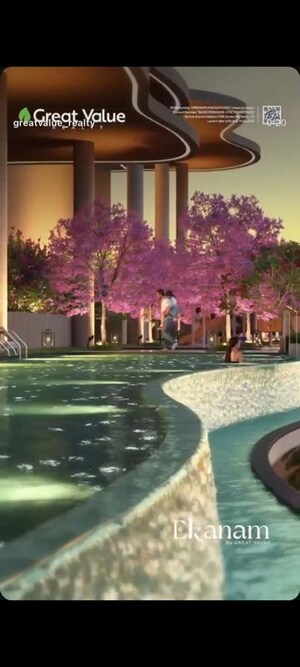 Swimming Pool in 3 BHK Apartment at Great Value Ekanam, Sector 107 – for Sale