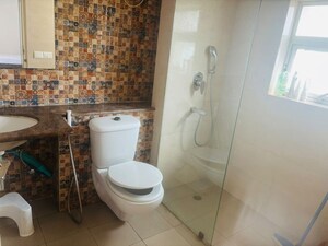 Bathroom in 3.5 BHK Apartment at Unitech Uniworld Downtown, Rajarhat – for Rent