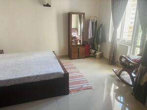 Bedroom in 3.5 BHK Apartment at Unitech Uniworld Downtown, Rajarhat – for Rent